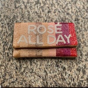 Rose’ all day Beaded clutch crossbody bag girls night, date night, wedding.